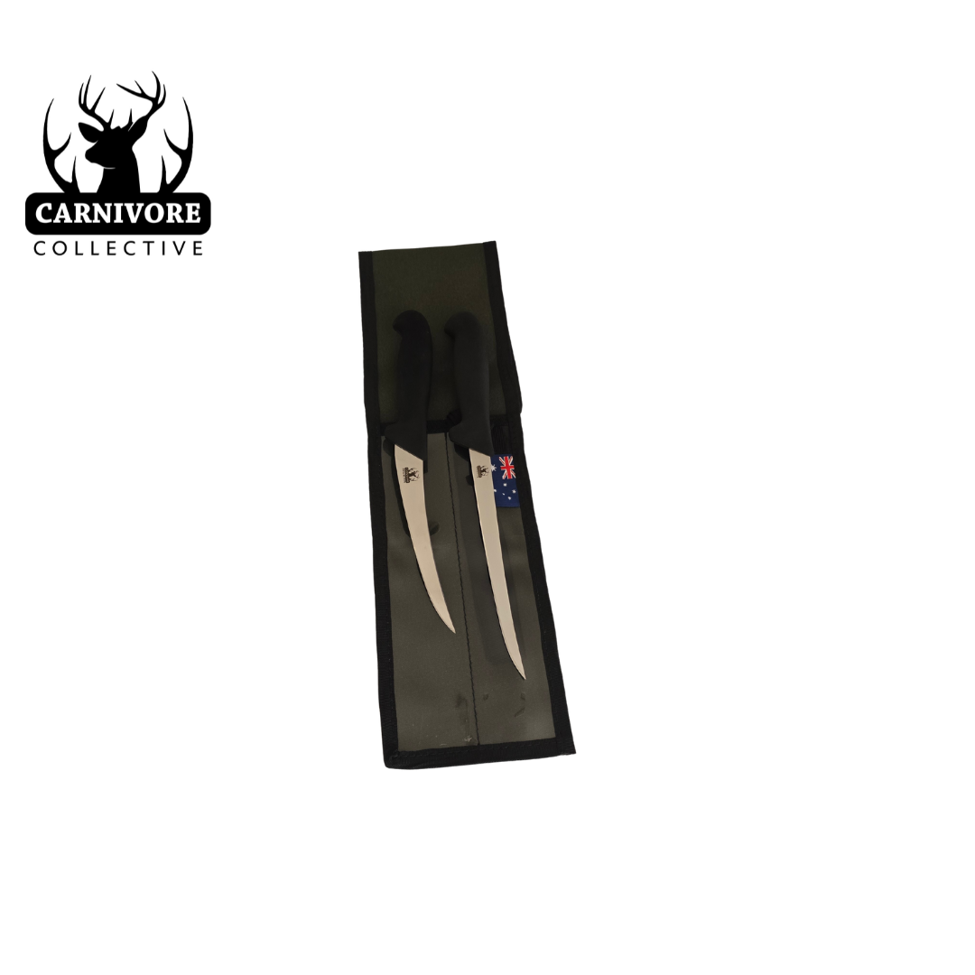 Carnivore Collective Double Knife Fisherman Set